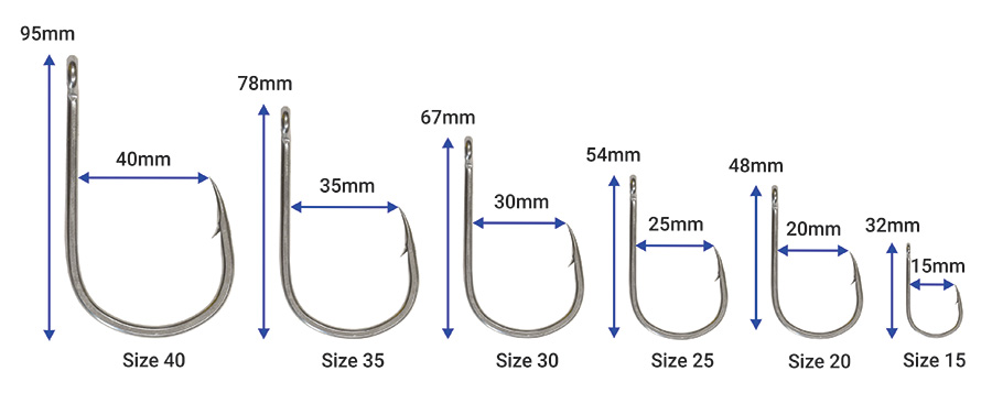 Pakula Size 35 Dojo Hook Heavy 4 Pack - Capt. Harry's Fishing Supply