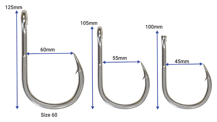 Pakula Light Gauge Single Hook Swivel Game Fishing Rig - Choose Size