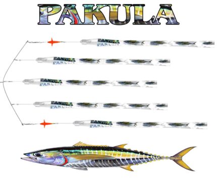 Yellowfin Spreader Bar 24"  5 Triple Strips