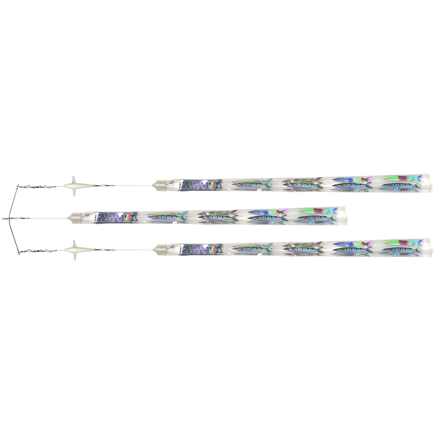 Garfish Spreader Bar 12"  3 Triple Strips