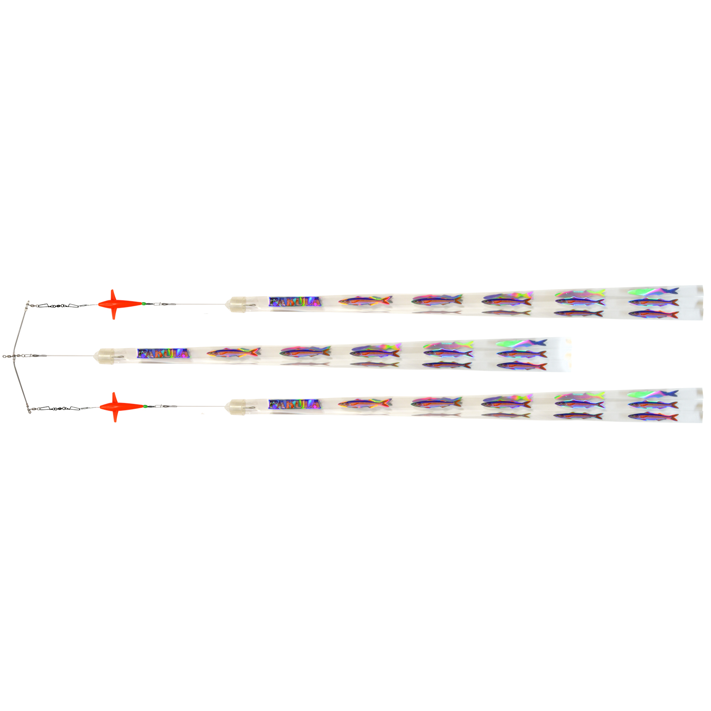 Redbait Spreader Bar 12"  3 Triple Strips