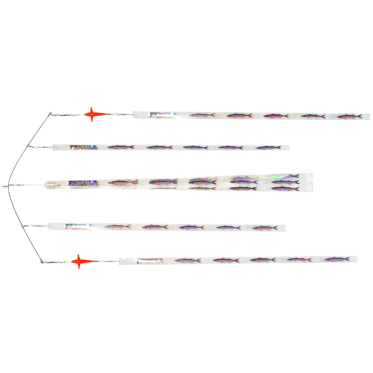 Redbait Spreader Bar 36" 1 Triple 4 Single Strips