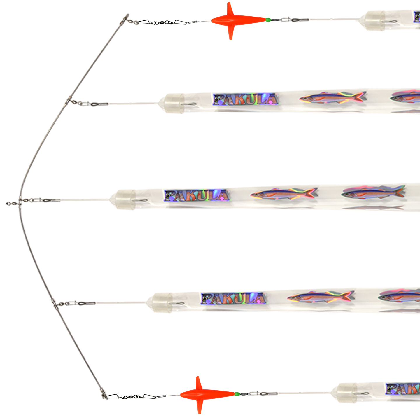 Redbait Spreader Bar 36"  5 Triple Strips