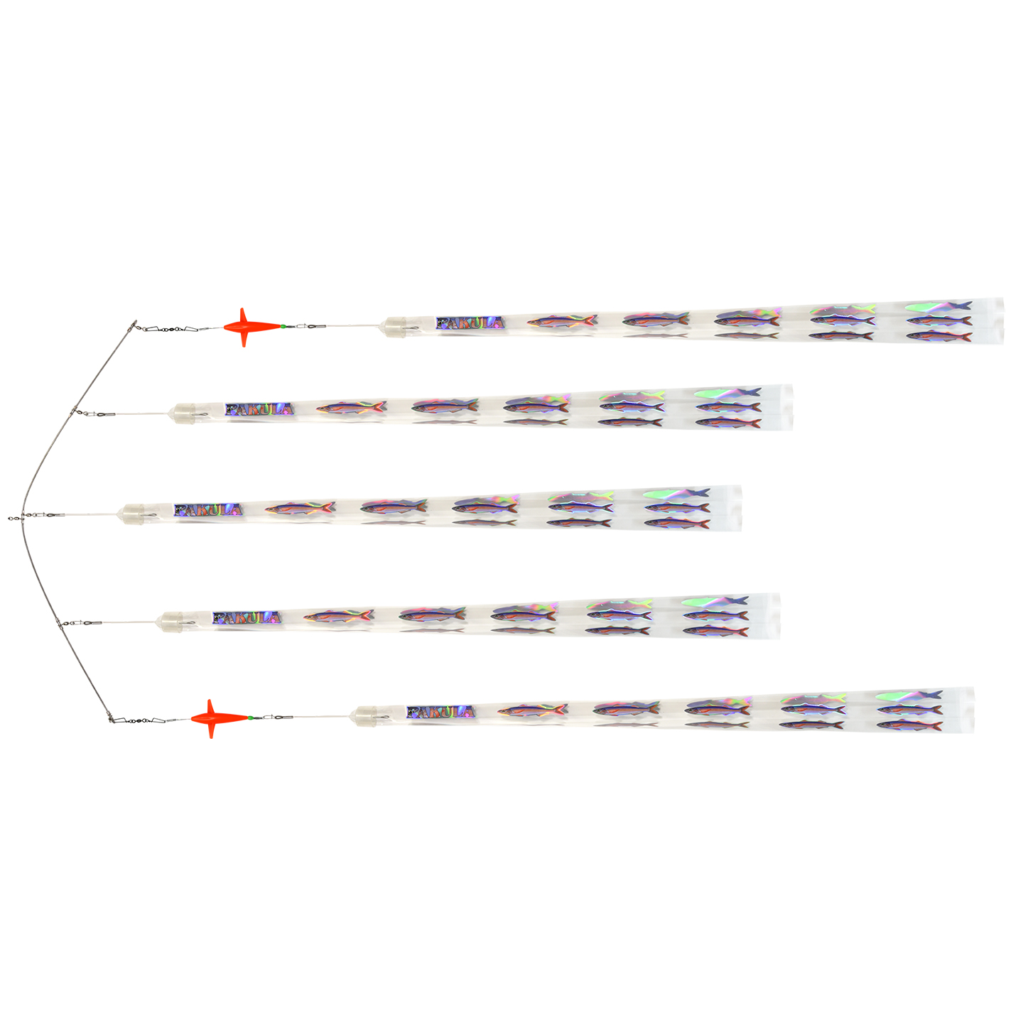 Redbait Spreader Bar 36"  5 Triple Strips