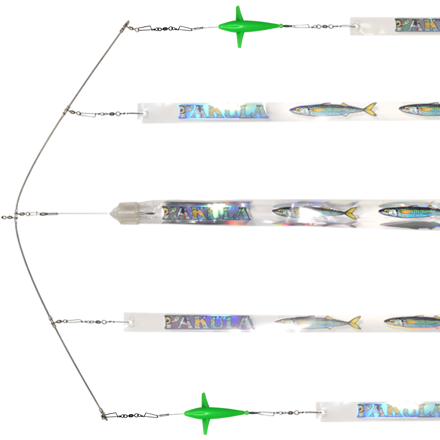 Slimy Spreader Bar 36" 1 Triple 4 Single Strips