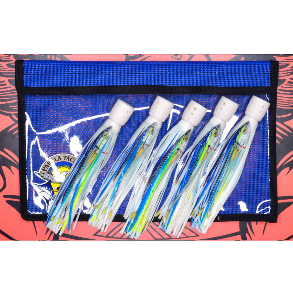 PAK 15HCSL  - 5 x Size 15 - 6.5" Hailey's Comets Slimy Print 6kg to 24kg