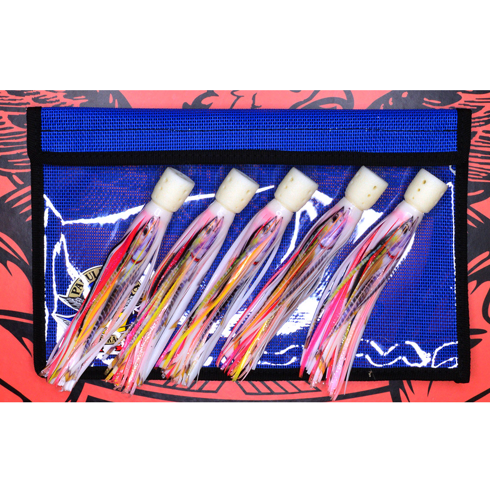 PAK 15HCYF  - 5 x Size 15 - 6.5" Hailey's Comets Yellowfin Print 6kg to 24kg