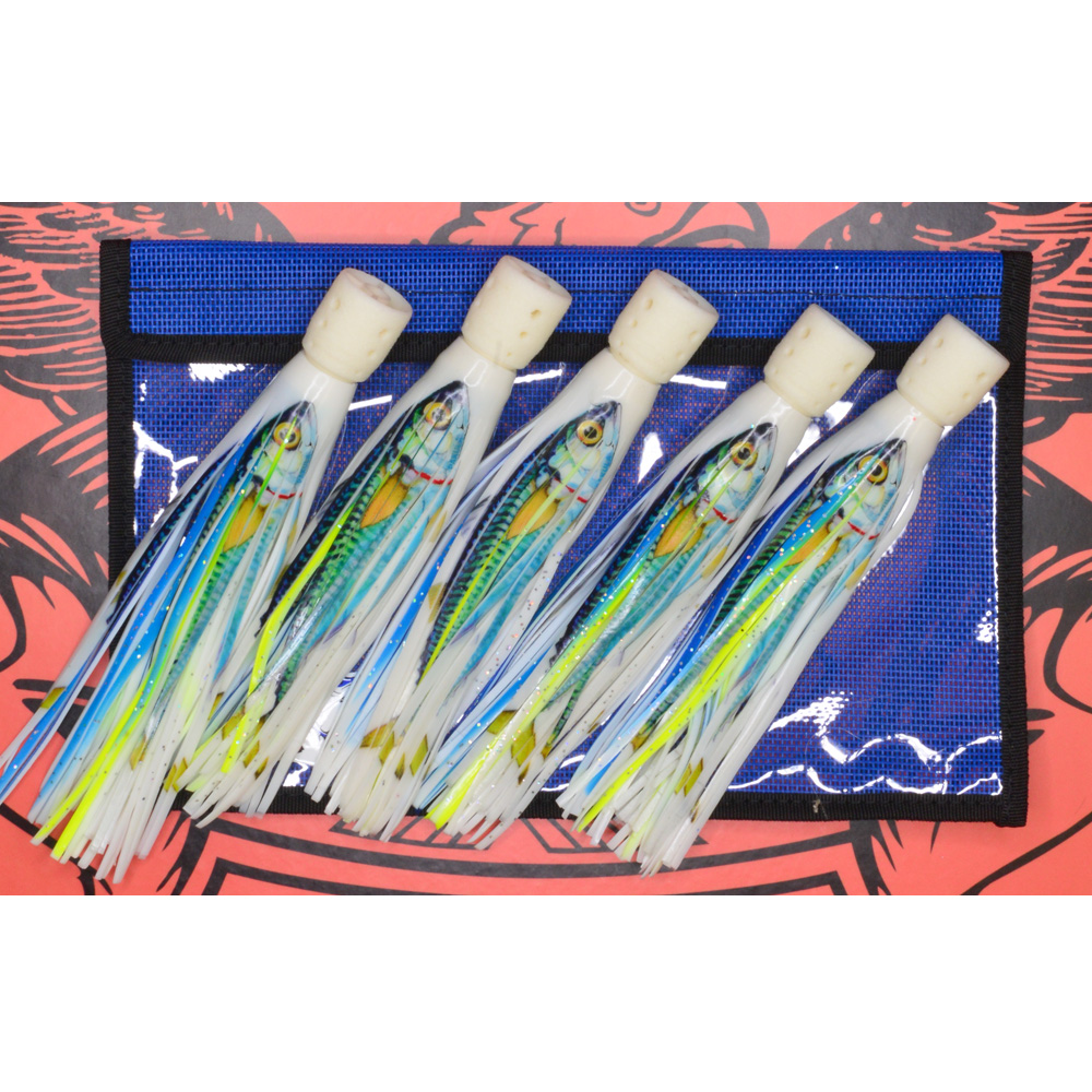 PAK 40HCSL Slimy - 5 x Size 25 - 8.5" Hailey's Comets - 8kg to 24kg