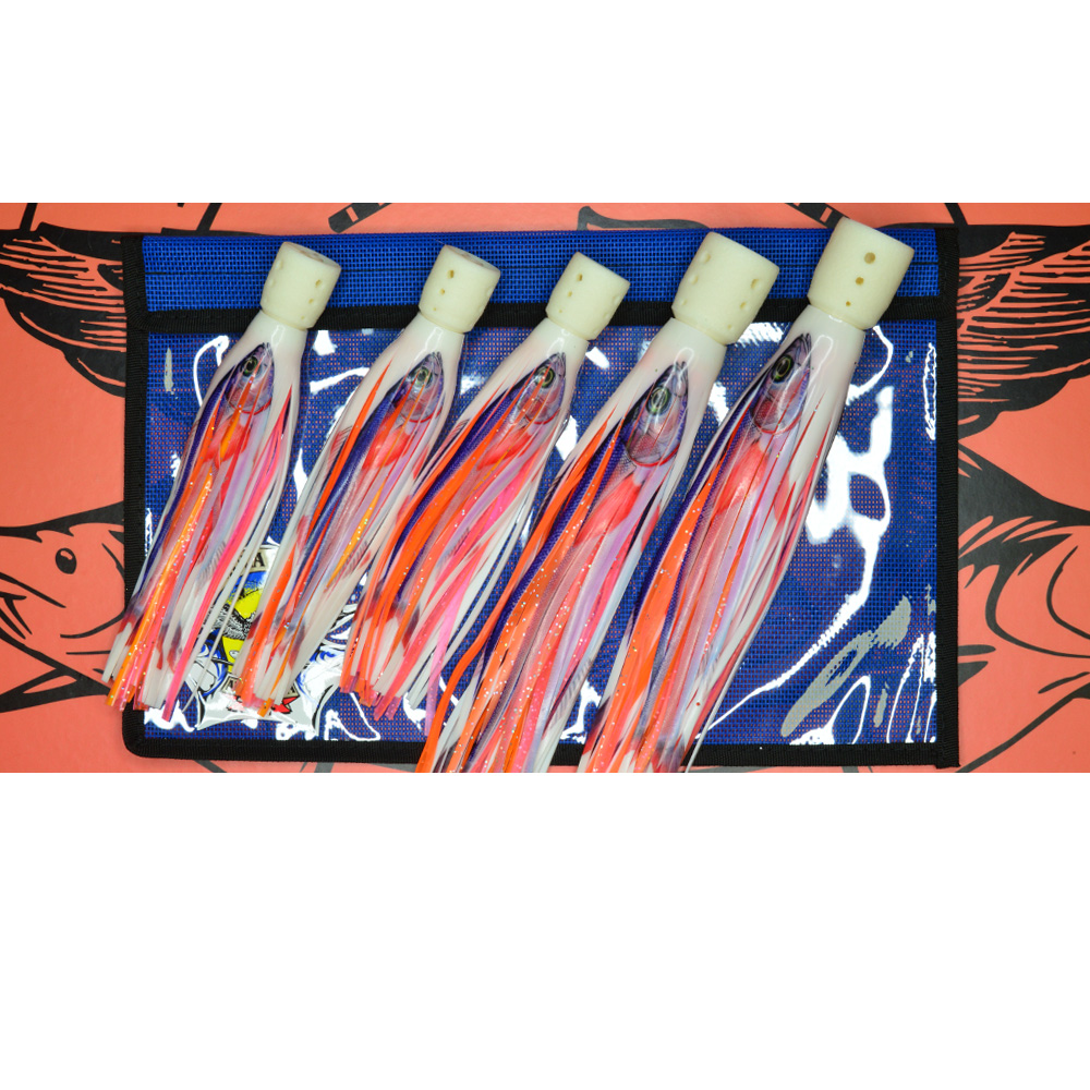 PAK 60HCRB Redbait - 3 x Size 25 - 8.5"  2 x Size 35 - 13" - Hailey's Comets - 15kg to 24kg