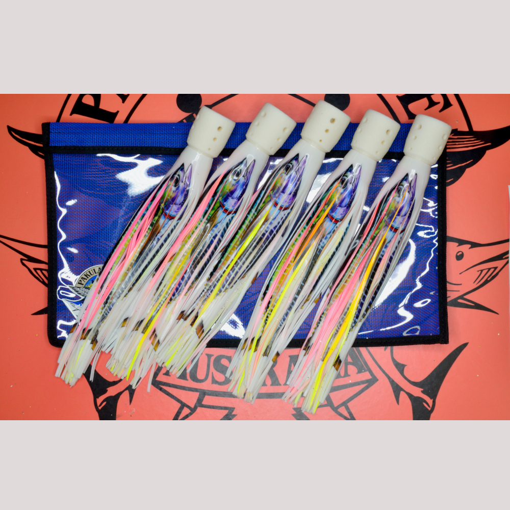 PAK 80 HCYF Yellowfin - 5 x size 40 - 366mm 14.35" - Hailey's Comets - 15kg to 37kg