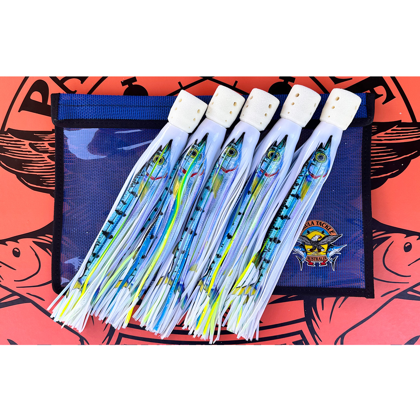 PAK 65HCGF Garfish - 5 x Size 35 - 13" - Hailey's Comets - 15kg to 37kg