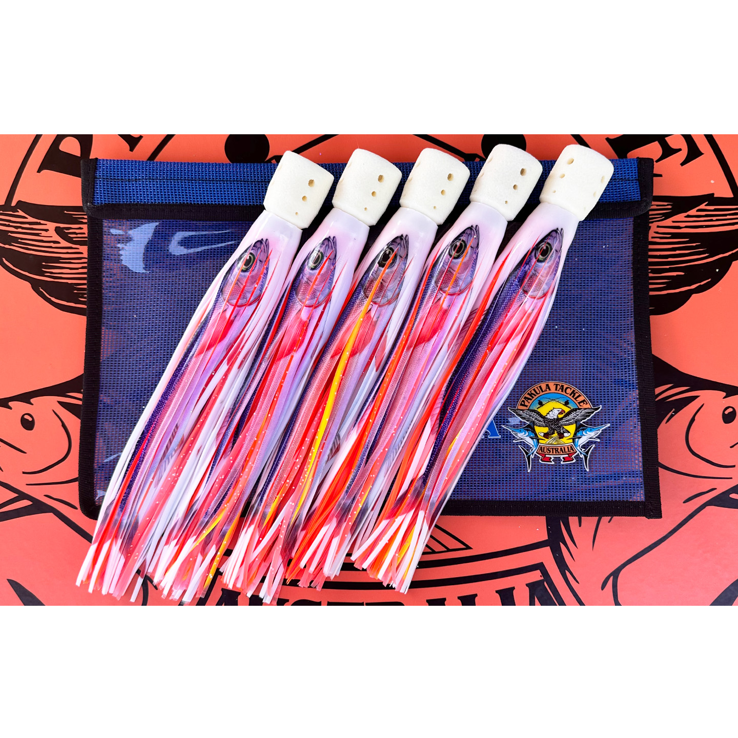 PAK 65HCRB Redbait - 5 x Size 35 - 13" - Hailey's Comets - 15kg to 37kg