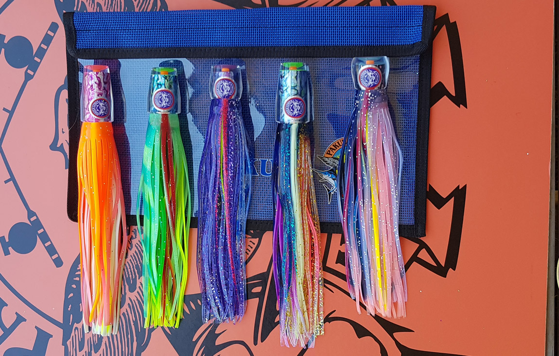 PAK 40 -Paua Heads - Light Tackle Rat Pack 8kg to 15kg - 16lb to 30lb Line Class With Outriggers