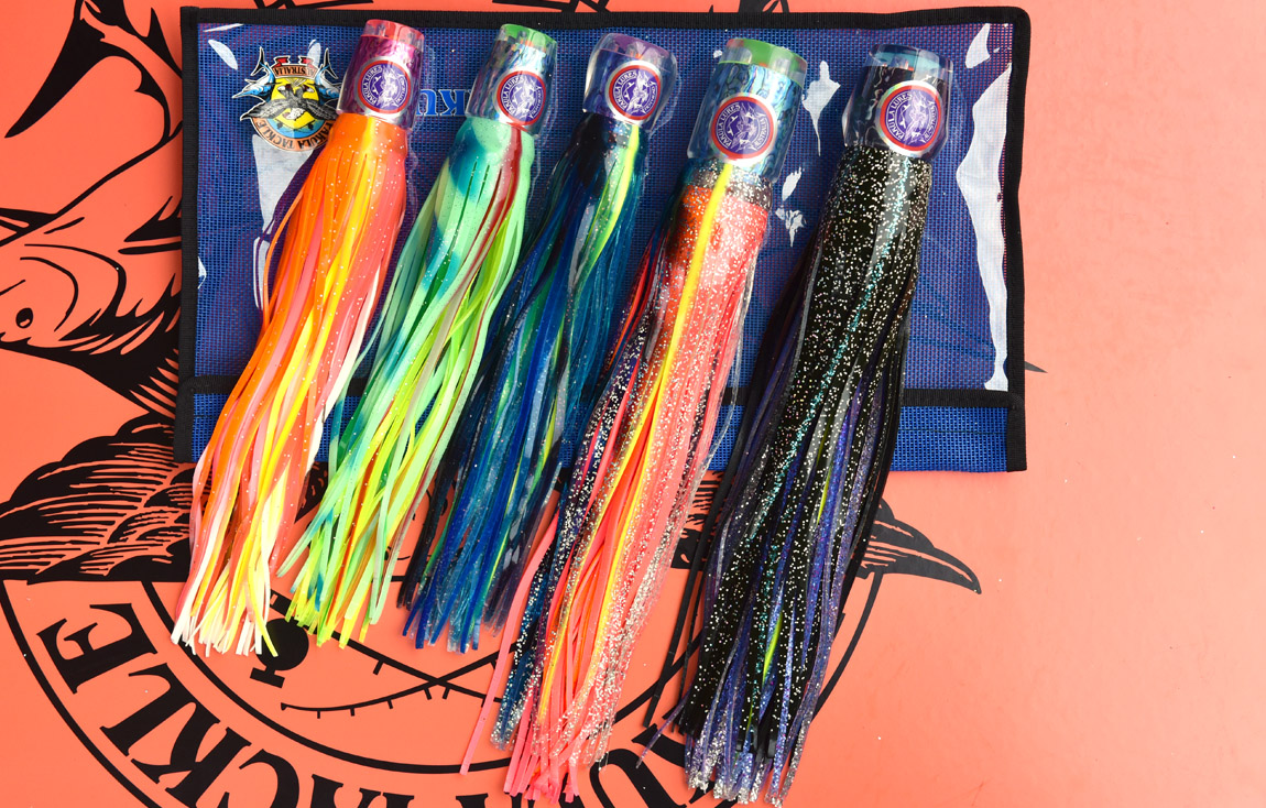 PAK 90 - Paua Jets - Heavy Tackle for Blue Marlin 37kg to 60kg - 80lb to 130lb Line Class With Outriggers