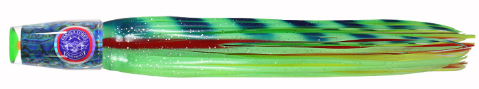 Paua Zipper Lumo Green