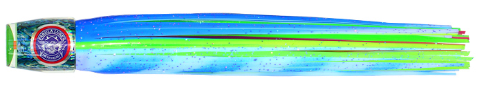 Paua Micro Sprocket Magnet Green Lumo