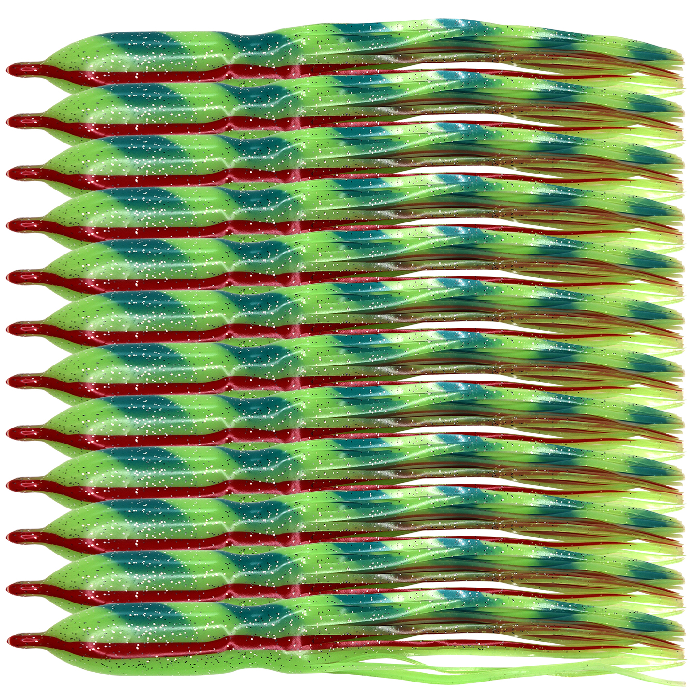 Daisy Squid Lumo Green 6 Inch 12 pack