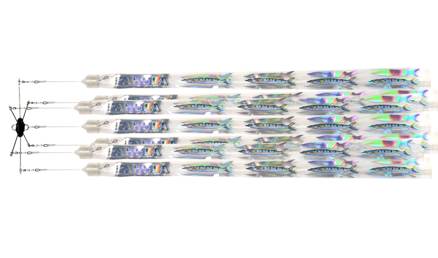 Garfish 12" Stainless 7 Drop Bar with 7 Triple Strips