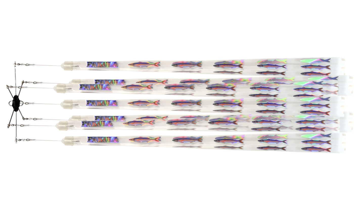 Redbait 12" Stainless 7 Drop Bar with 7 Triple Strips