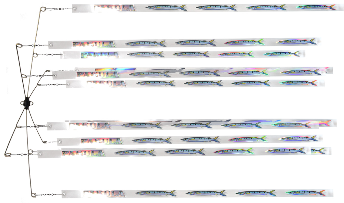 Garfish 36" Stainless 13 Drop Bar with 12 Single and 1 Triple Strips