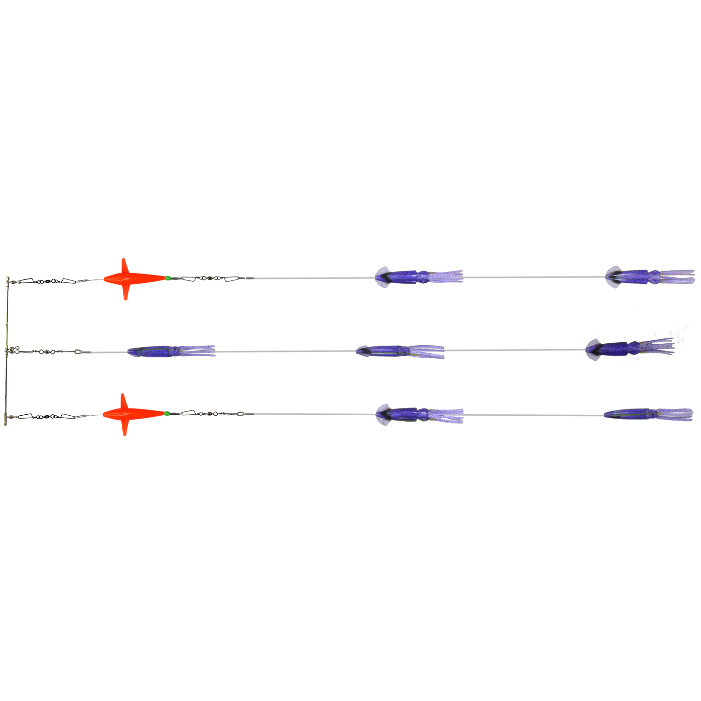 Frigate Spreader Bar 12" 3 Drop 7 Squid