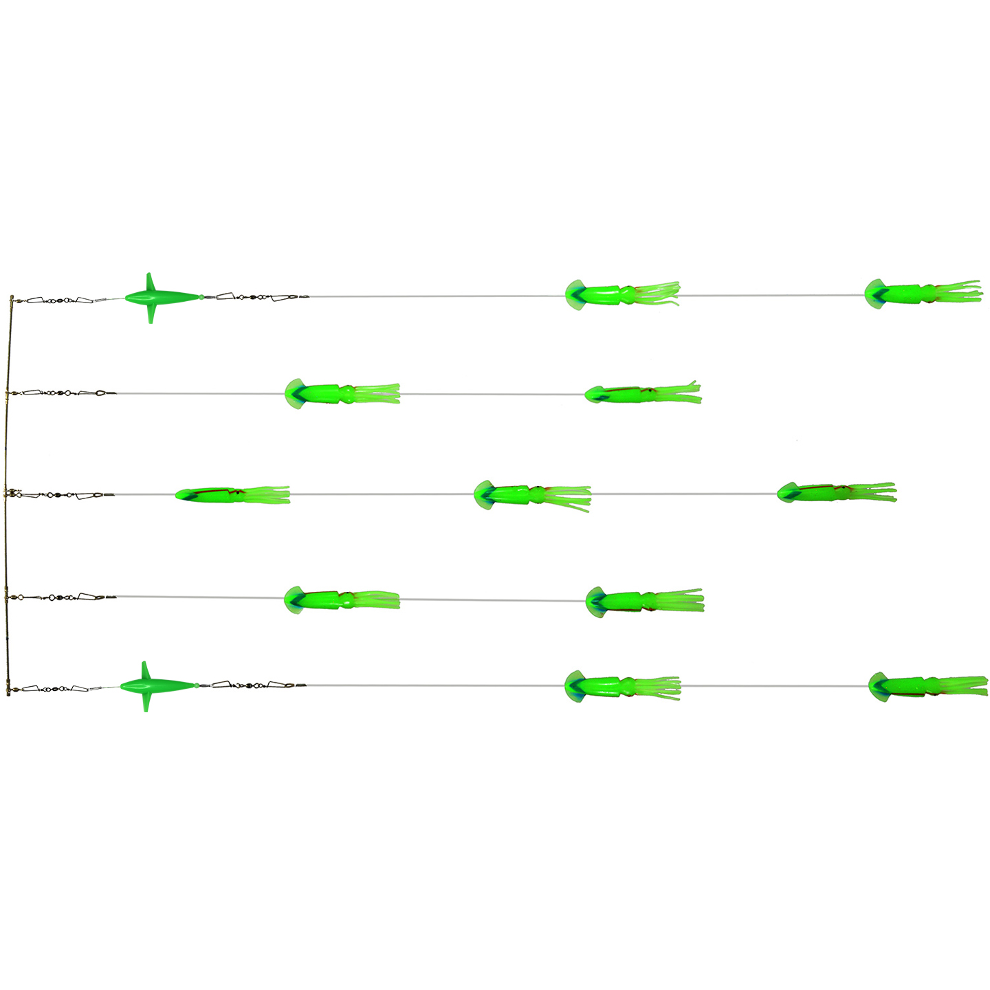 Lumo Spreader Bar 24" 5 Drop 11 Squid