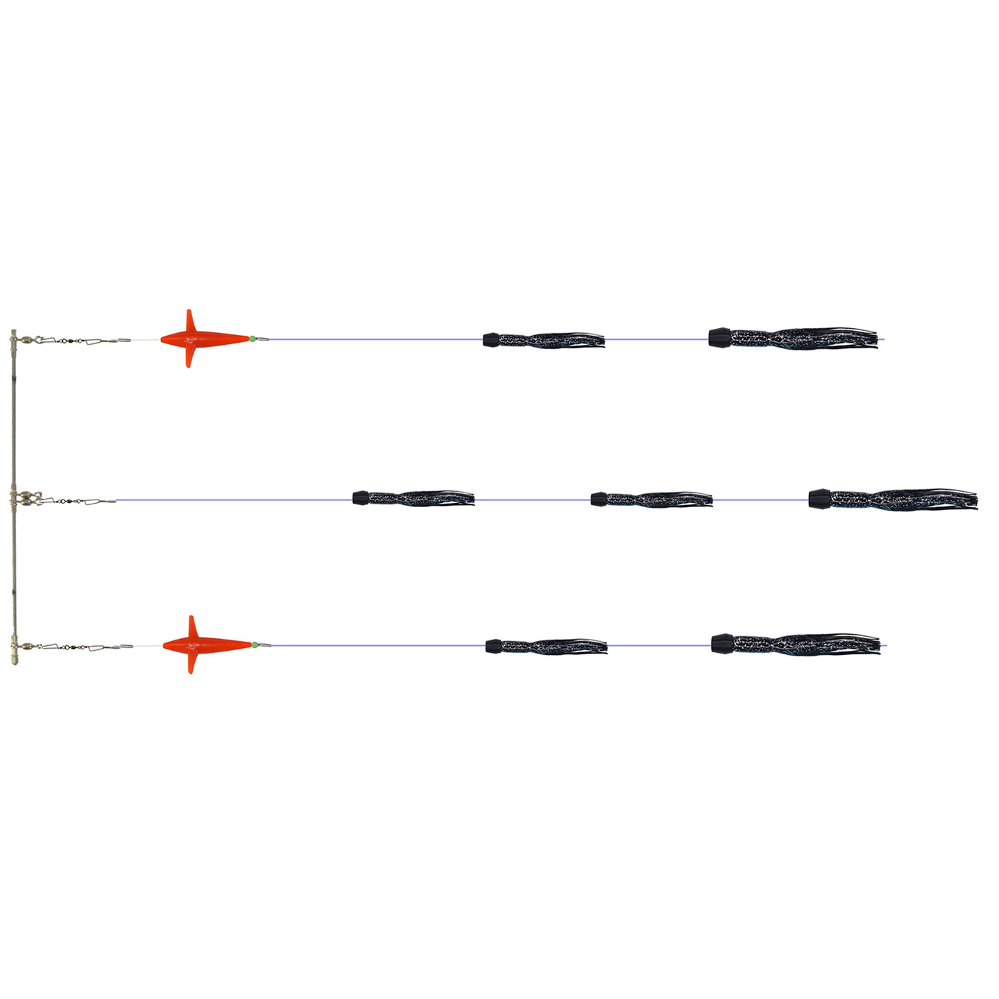 12" Black Betty DaisySquid Spreader Bar - With Options