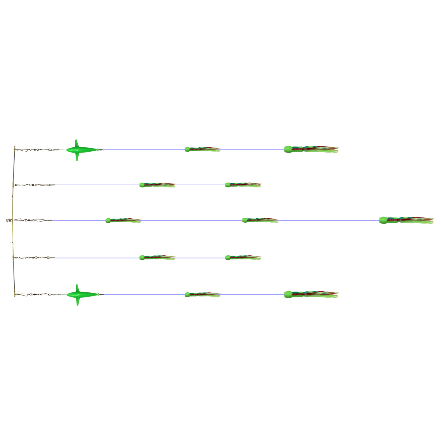 24" Lumo DaisySquid Spreader Bar - With Options