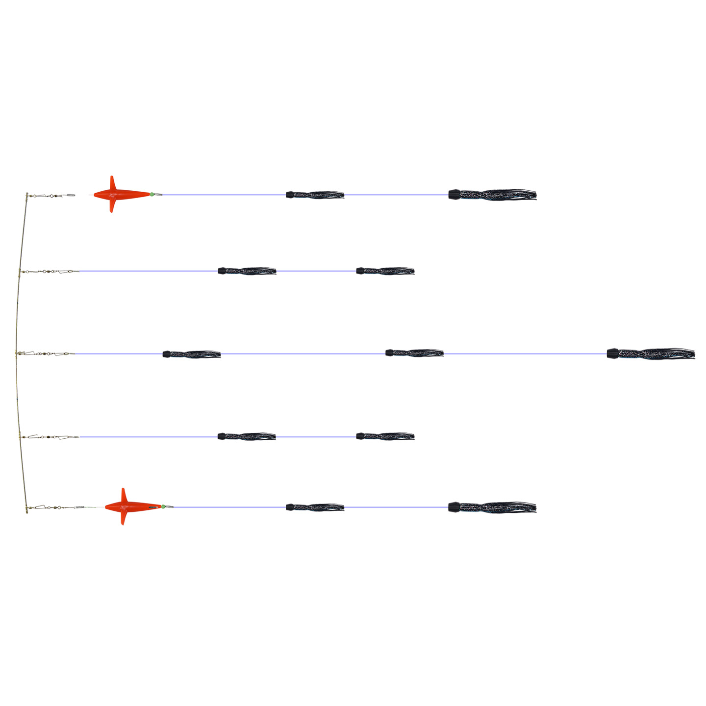 36" Black Betty DaisySquid Spreader Bar - With Options
