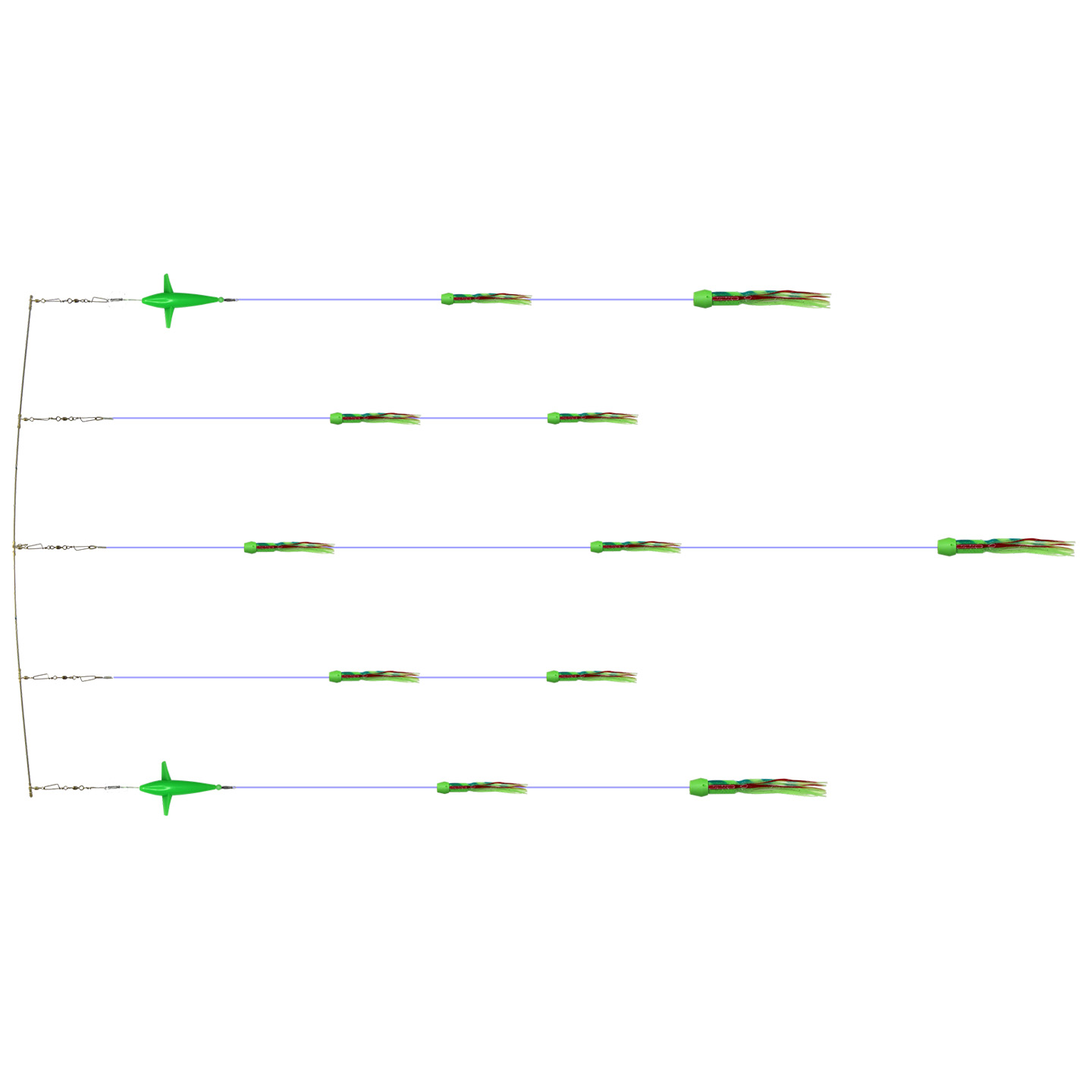 36" Lumo DaisySquid Spreader Bar - With Options