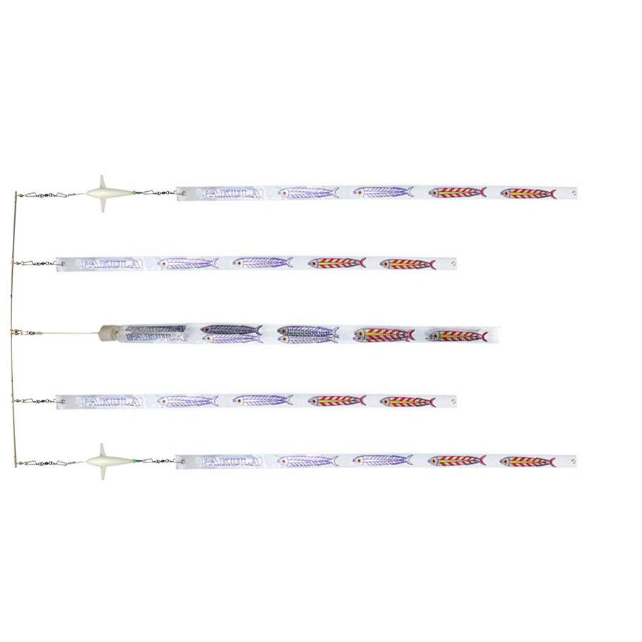 Silver Flash Spreader Bar 24" 1 Triple 4 Single Strips