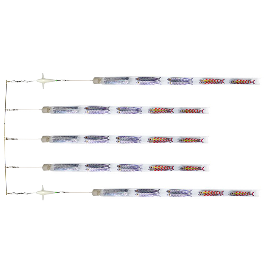 Silver Flash Spreader Bar 36"  5 x Triple Flash