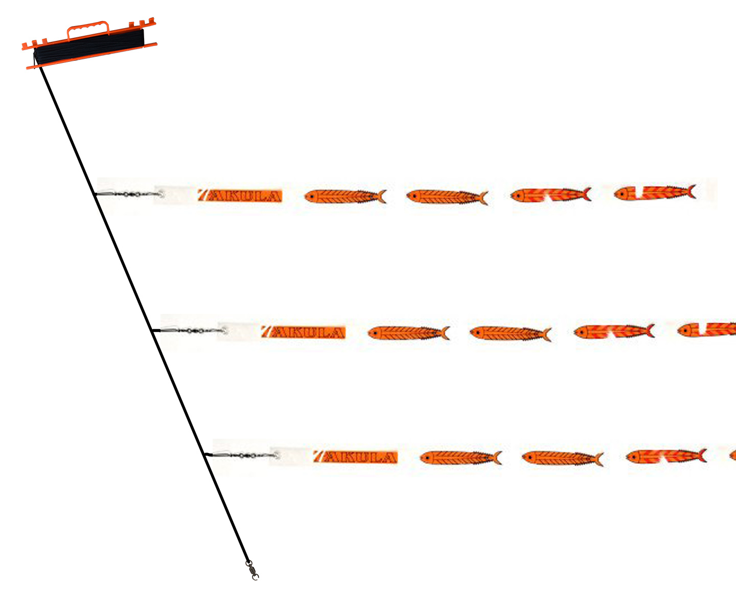 Tow Rope with 3 Brad J Strips